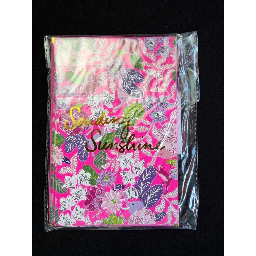 Lilly Pulitzer GWP Notecard Set Pink Isle Best Of Friends Access New In Package